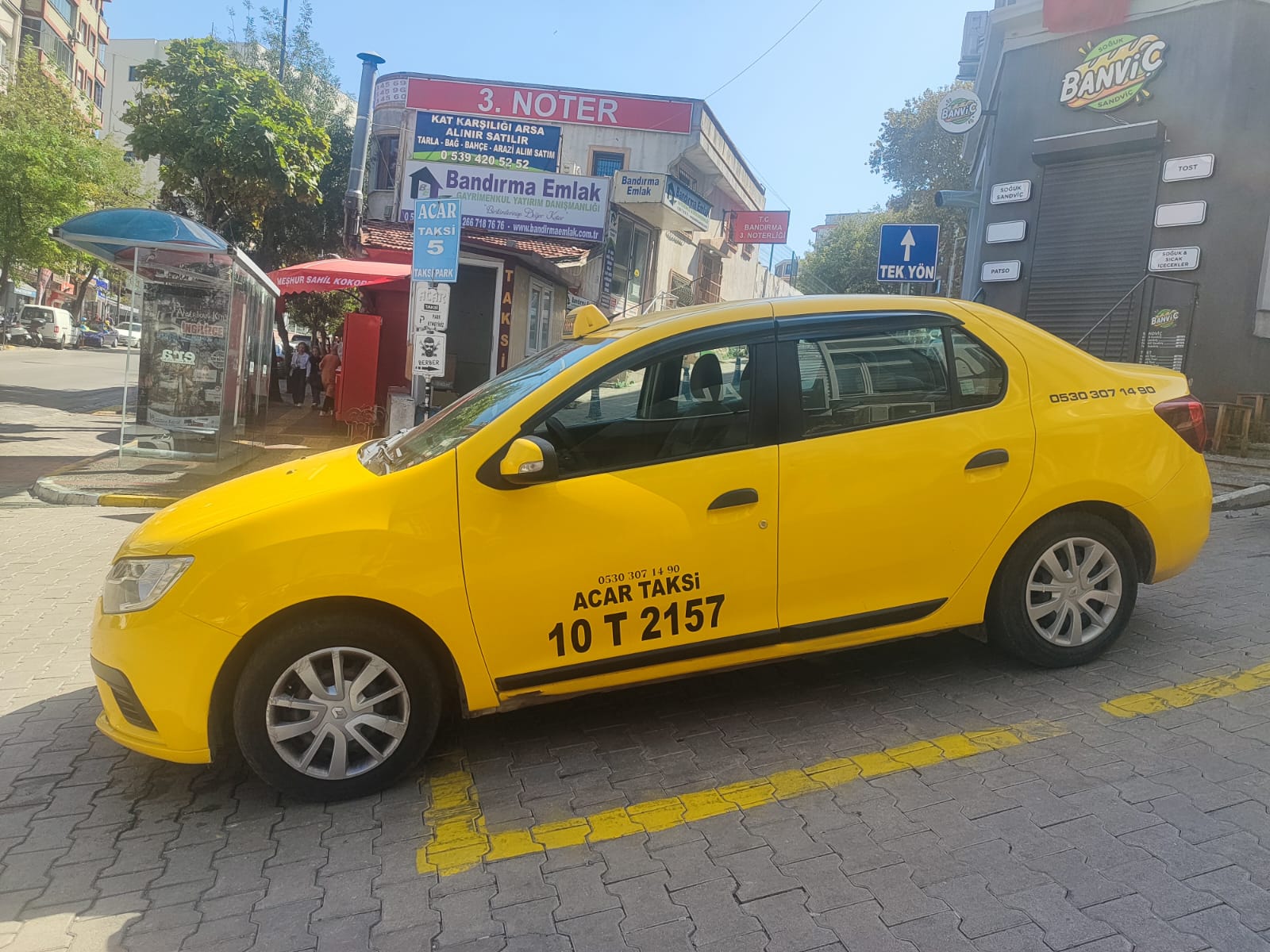 Bandırma en yakın taksi