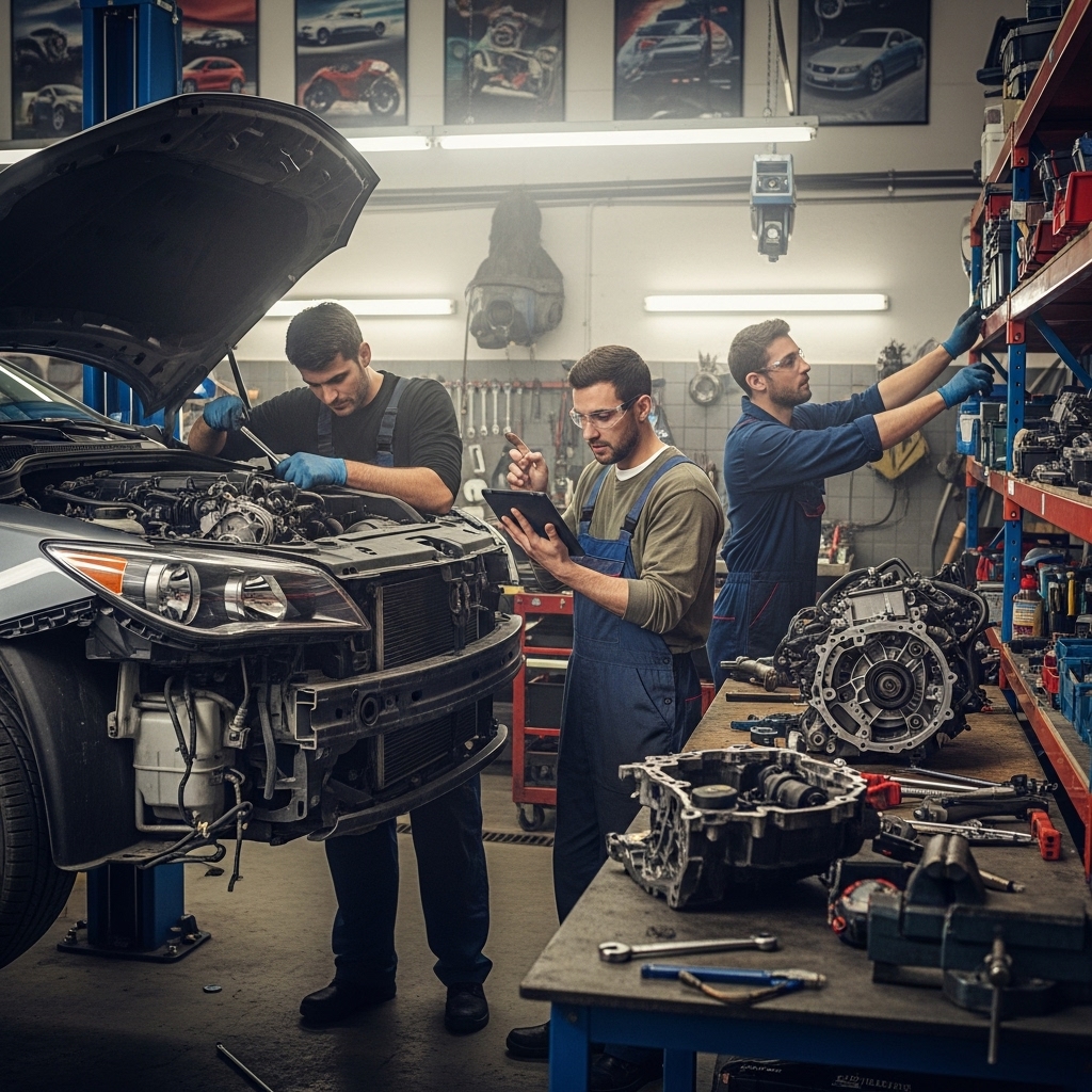 Ağır motor arızası sonrası tamirat süreci