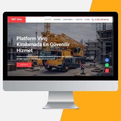 vinç kiralama, vinç, web sitesi, web tasarım, hazır site, hazır site tasarım, profesyonel site, profesyonel web tasarım
