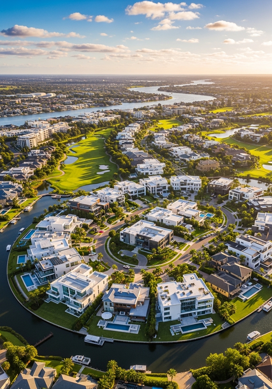 Med & Voyage corporate team reviewing blueprints and export documents in modern office