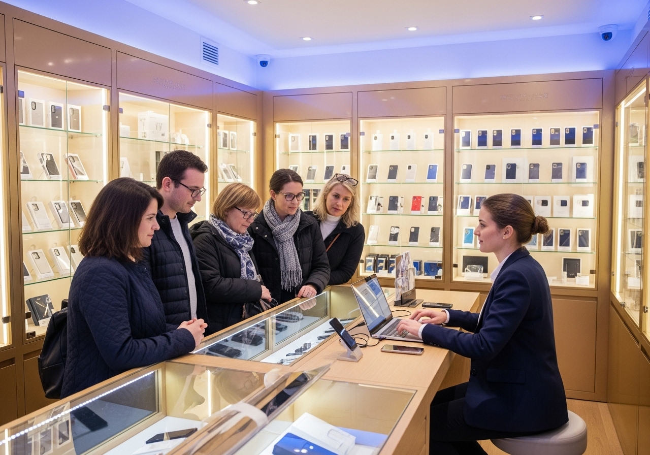 İstanbul'da modern fatura ödeme noktası ve telefon aksesuarları