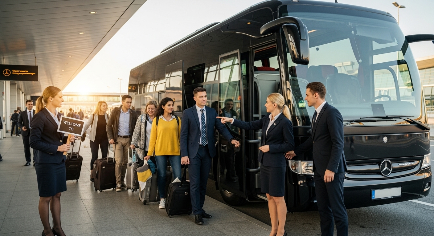 Turistik gezi için VIP minibüs ile şehir turu